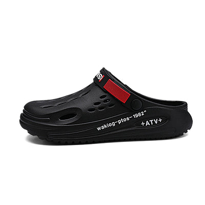 Pantuflas Cerradas Talla Grande para Hombre con Suela Gruesa y Acolchada - Image 3