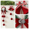 Adornos Navideños Colgantes - Campanas Decorativas para Vitrinas y Fiestas