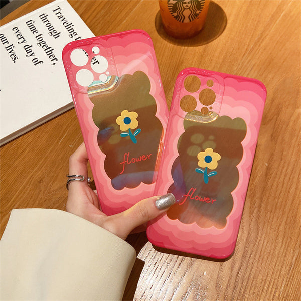 Funda Móvil Rombo Floral Diseño Minimalista