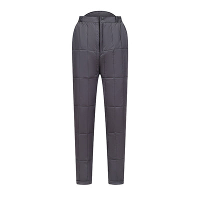 Pantalones de Algodón Grueso Cintura Alta Oversized Rectos para Hombre - Image 4