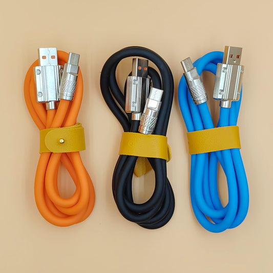Cable de Carga Rápida Zinc Alloy para Móvil - Transferencia de Datos - Image 2