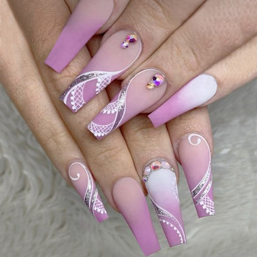 Uñas Postizas Largas Estilo Europeo y Americano - Image 8