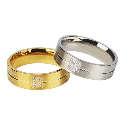 Anillo de Acero Titanio Color Acero Congelado para Hombre y Mujer - Image 9