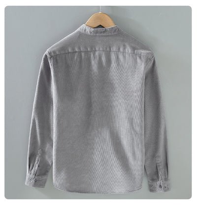 Chaqueta de Corduroy Grueso Forrada en Franela con Cuello Alto - Image 24