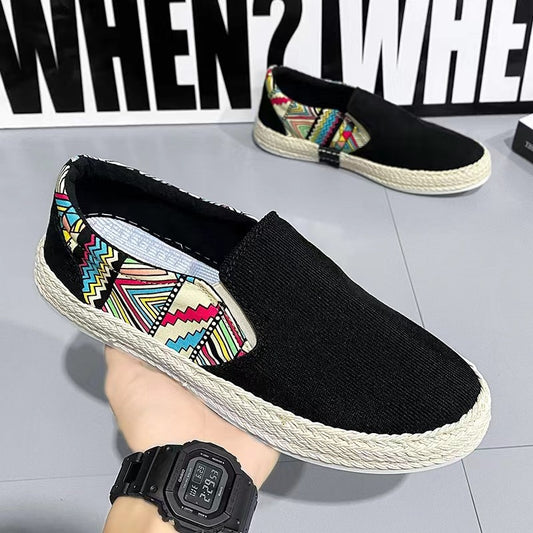 Zapatos Casuales de Lona Transpirable Ice Silk para Verano con Suela Suave Antideslizante - Image 2