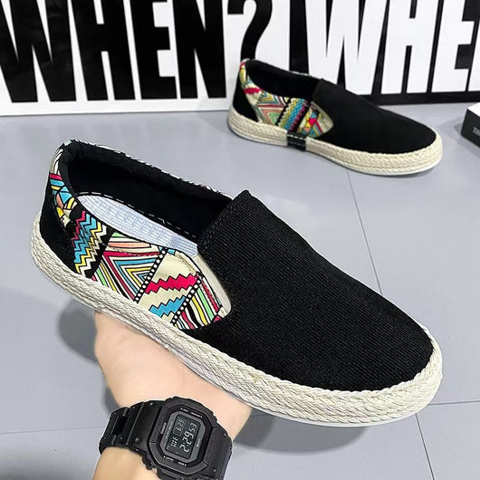 Zapatos Casuales de Lona Transpirable Ice Silk para Verano con Suela Suave Antideslizante - Image 2