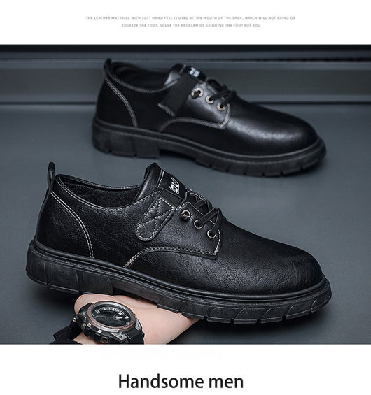Botas de Cuero Elevadas Estilo Ejecutivo - Zapatos Casuales Profesionales para Hombre - Image 7