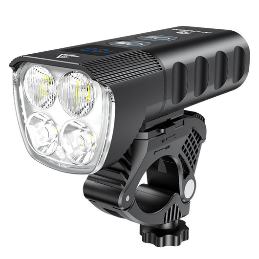 Luz LED Recargable para Bicicleta de Montaña - Impermeable con Pantalla de Batería - Image 10