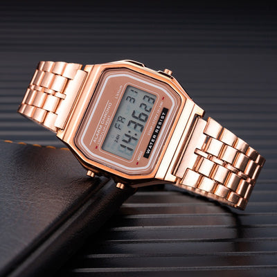 Reloj Digital LED Acero Harajuku A159 Multifunción Estilo Urbano - Image 5