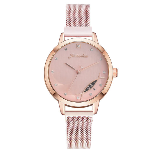 Reloj para Niñas con Cierre Magnético y Calendario