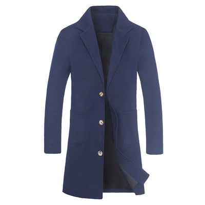 Chaqueta Casual de Botón Único en Colores Sólidos - Image 3