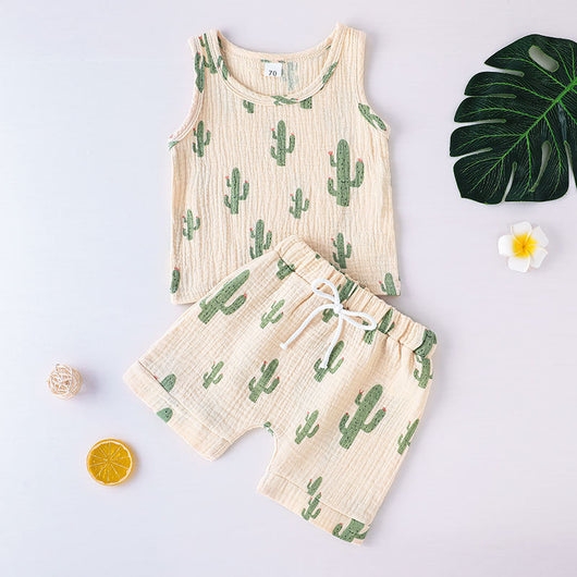 Shorts Deportivos de Verano para Niños y Niñas - Conjunto de Dos Piezas - Image 14