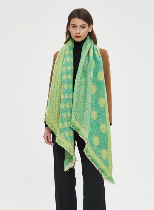 Bufanda Circular Térmica para Mujer - Cuello Cálido Otoño Invierno con Diseño Jacquard - Image 23