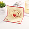 Tarjeta de Felicitación 3D Árbol del Amor para San Valentín