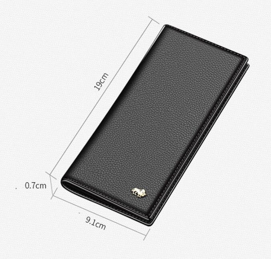 Cartera Larga para Hombre en Cuero de Bisonte Americano - Image 9