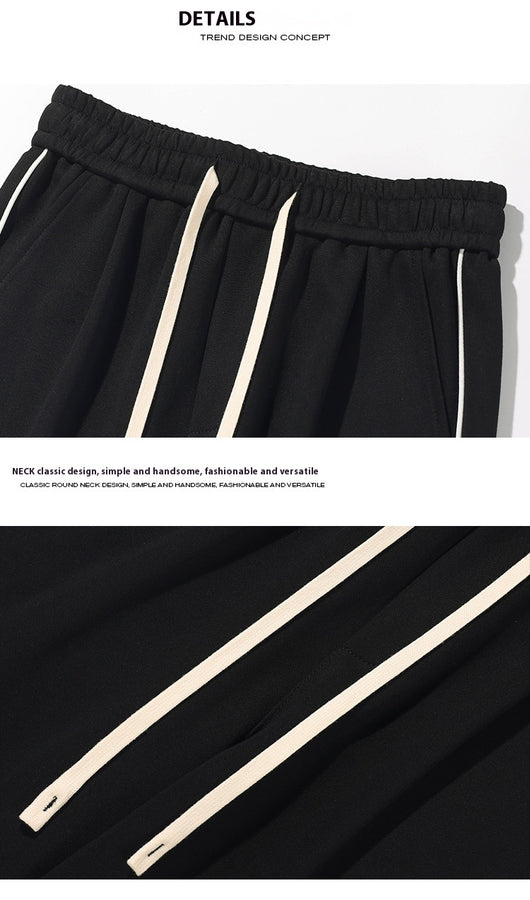 Pantalones de Buzo Hong Kong Cintura Blanca con Cinta - Image 12