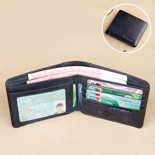Billetera Horizontal de Cuero para Hombre con Gran Capacidad - Image 10