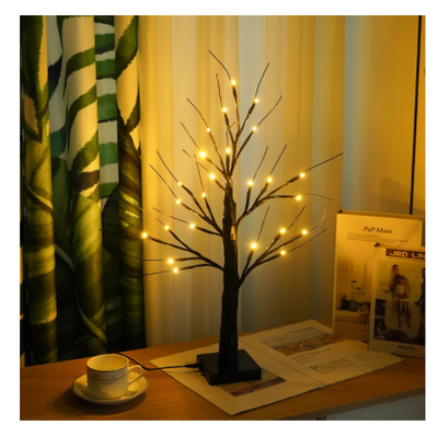 Lámpara Decorativa Árbol de Abedul LED Blanco para Dormitorio - Image 3