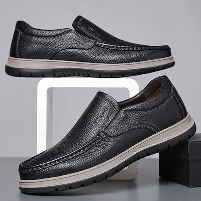 Zapatos Casuales de Cuero Impermeables y Ligeros para Hombre - Image 5
