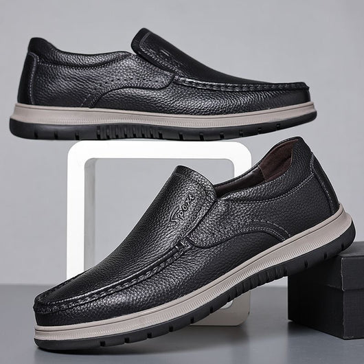 Zapatos Casuales de Cuero Impermeables y Ligeros para Hombre - Image 5