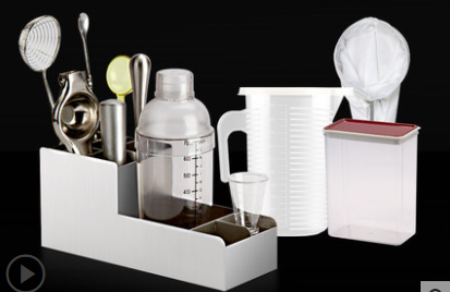 Set Profesional de Coctelería en Acero Inoxidable con Vaso Reforzado - Image 8