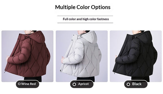Chaqueta de Invierno para Hombre con Acolchado de Algodón - Calidez y Estilo - Image 15
