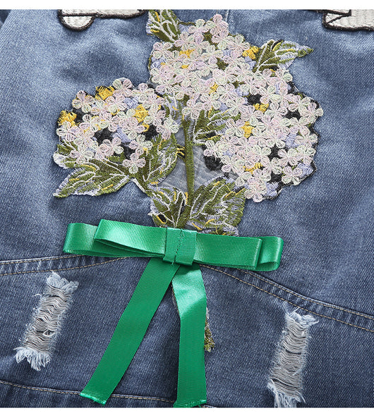 Chaqueta Denim con Solapa para Niñas - Cómoda y Versátil - Image 4