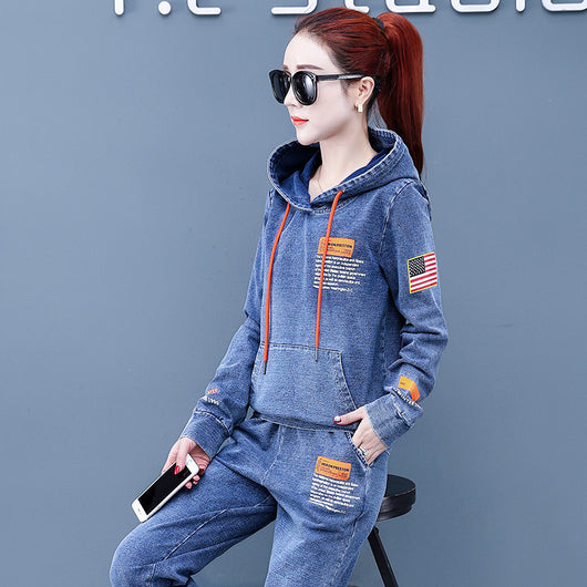 Conjunto Deportivo Coreano de Dos Piezas con Sudadera de Manga Larga - Image 11