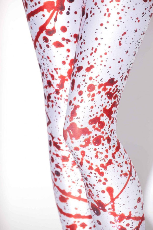 Leggins con Estampado Digital Cielo Azul, Nubes Blancas y Mar