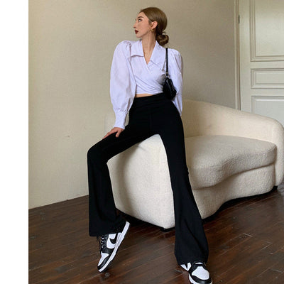 Pantalones Acampanados de Cintura Alta Reductores para Mujer - Image 4