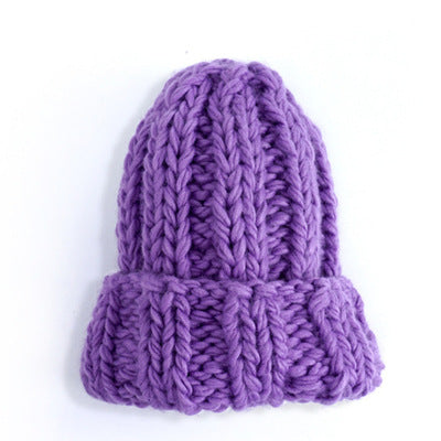 Gorro de Lana Gruesa para Mujer - Diseño Minimalista Otoño Invierno - Image 9