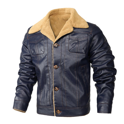 Chaqueta de Cuero para Hombre Casual Elegante Ajuste Moderno - Image 18