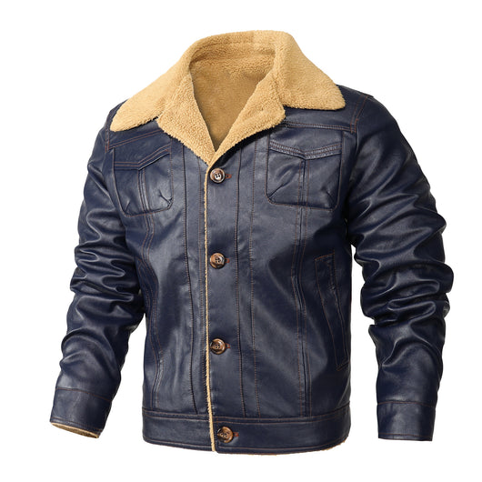 Chaqueta de Cuero para Hombre Casual Elegante Ajuste Moderno - Image 18