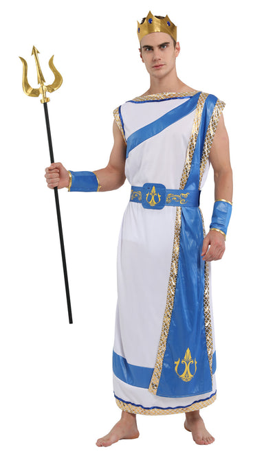 Disfraz de Poseidón: Traje de Dios Griego de Alto Desempeño - Image 6