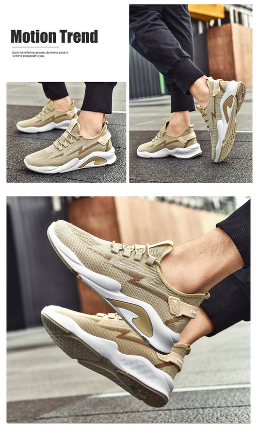 Zapatillas Deportivas Mesh Hombre - Diseño Moderno en Colores Sólidos - Image 9