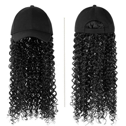Complemento de Moda Natural con Gorro y Peluca para Mujer - Image 3