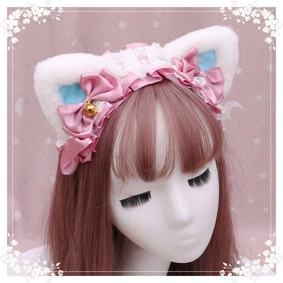 Diadema Lolita Gatita de Peluche con Encaje - Accesorio Anime Japonés - Image 15