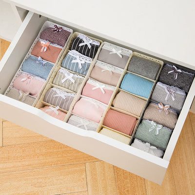 Organizador de Plástico Apilable 5 Compartimentos para Ropa Interior y Calcetines - Image 36