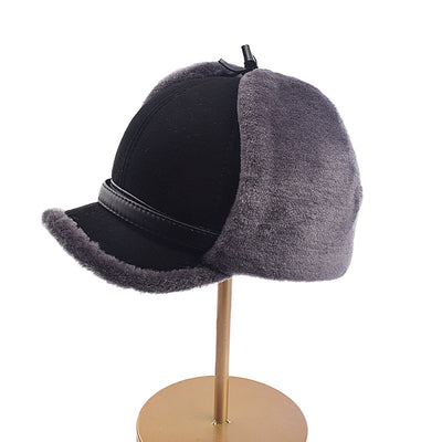 Gorro de Lana de Borrego para Adultos Mayores y de Mediana Edad - Image 7