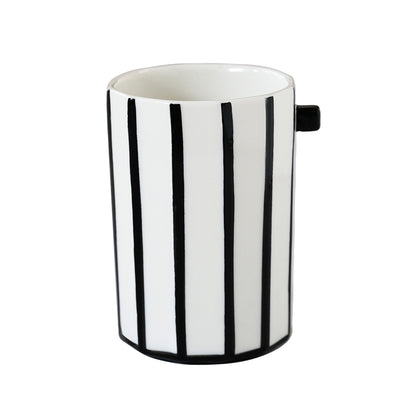 Taza Vikinga de Cerámica Artesanal con Rayas Vintage - Image 18