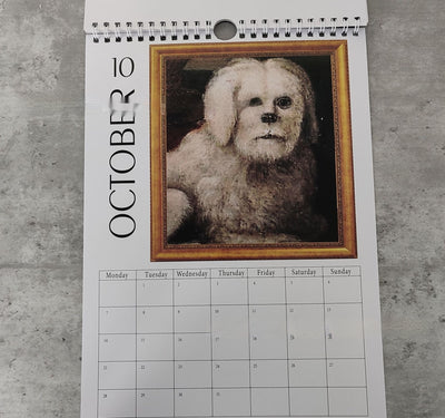 Calendario Perros Feos en Pinturas Renacentistas para Decoración del Hogar - Image 10