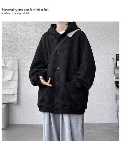Cardigan de Pana Texturizada para Hombre - Otoño/Invierno - Image 16