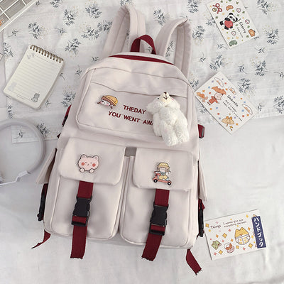 Mochila Escolar y Universitaria de Gran Capacidad con Diseño Forestal - Image 5