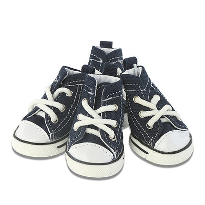 Zapatos para Mascotas de Lona Denim Transpirables y Cómodos - Image 13