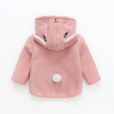 Chaqueta Infantil Cálida con Capucha y Diseño Divertido - Image 7