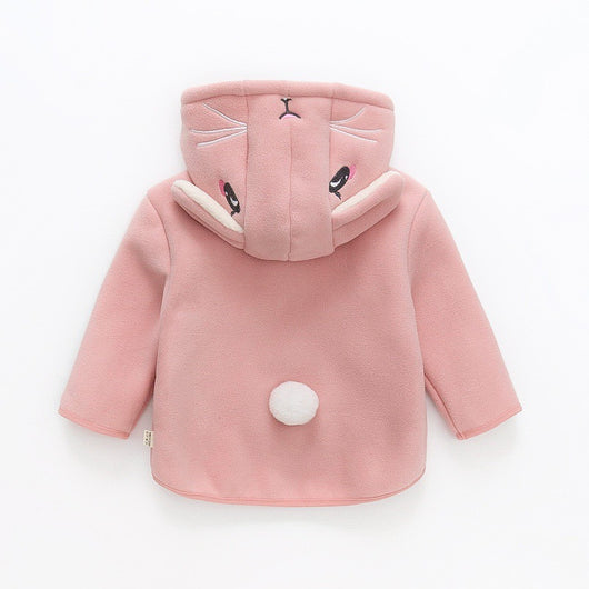 Chaqueta Infantil Cálida con Capucha y Diseño Divertido - Image 7