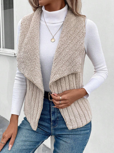 Chaleco de Plush Elegante para Mujer - Versátil y Coordinable - Image 12