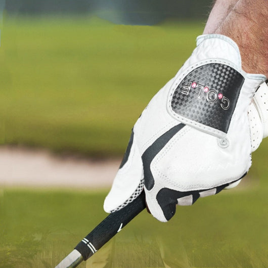 Guantes de Golf Transpirables con Partículas Antideslizantes de Microfibra