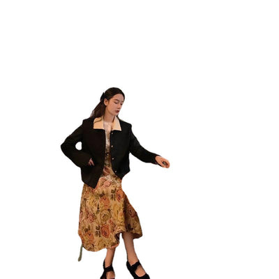 Falda Pantalón con Tirantes Estilo Retro Francés - Image 14