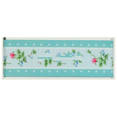 Cinta Decorativa Tejida con Flores y Plantas Estampadas para Manualidades - Image 7